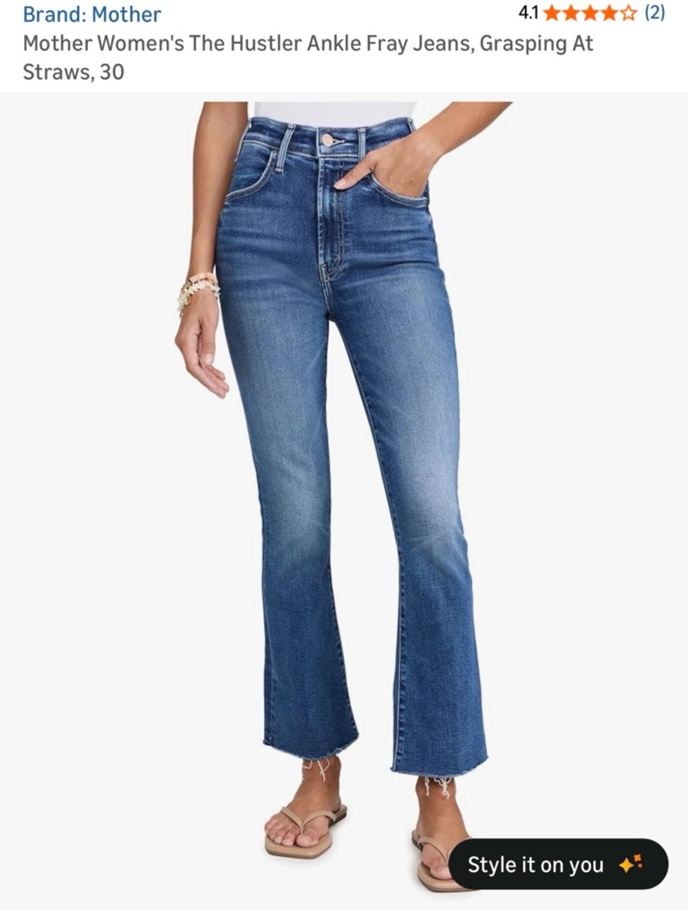 Mother Jeans - Hustler Ankle Fray